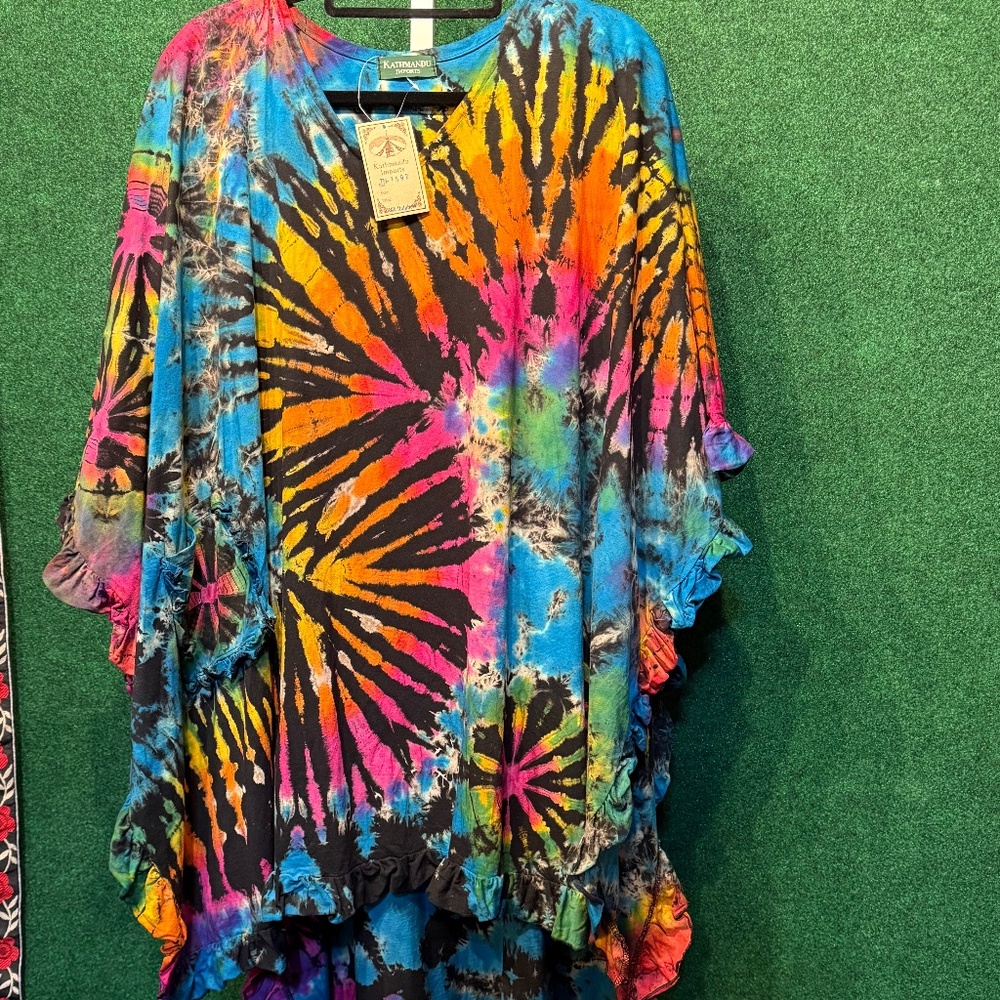 238 New Tie-Dye Tunic Dress